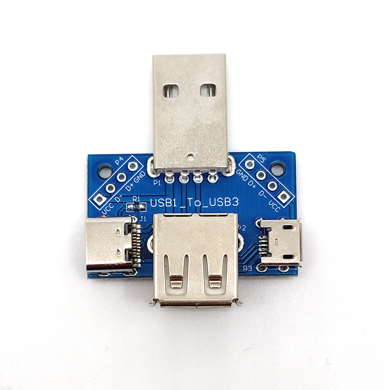 USB-A Male Convert to USB-A Female/Micro/Type-C/2.54mm