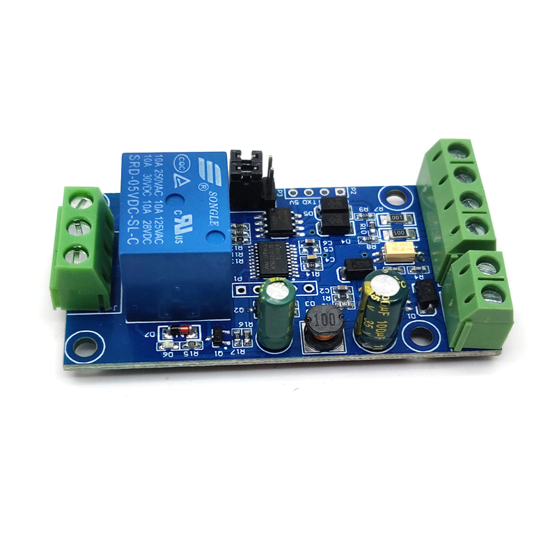 Modbus RTU 1-way Relay Module RS485/TTL UART Input Output