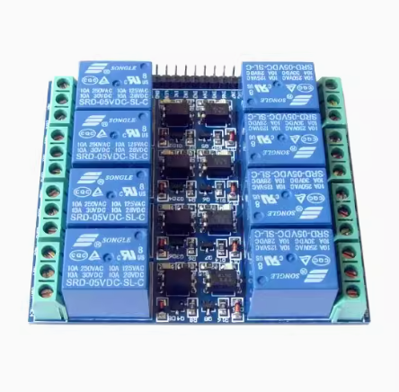 5V 10A 8 Way Relay Module With Optocoupler Isolation