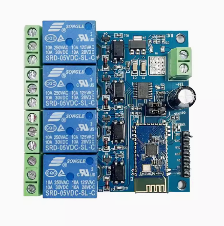 5V 4 Way Bluetooth Relay Module IoT Smart Home Mob App Contr