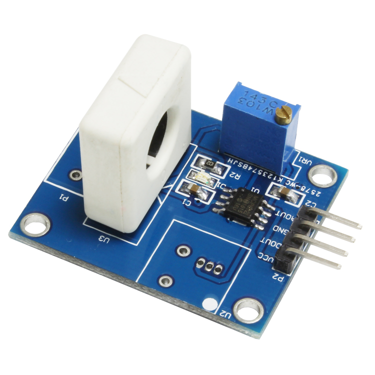 Schwarz Blau WCS1700 Stromsensor DC 0-2A Modul Over-Current Sensor Board 