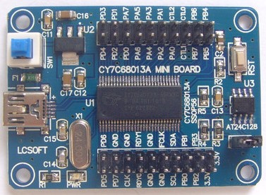 EZ-USB FX2LP CY7C68013A USB Dev.Board Core Board