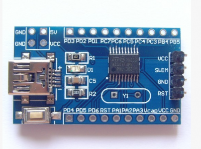 STM8S103F3P6 STM8 core board development board