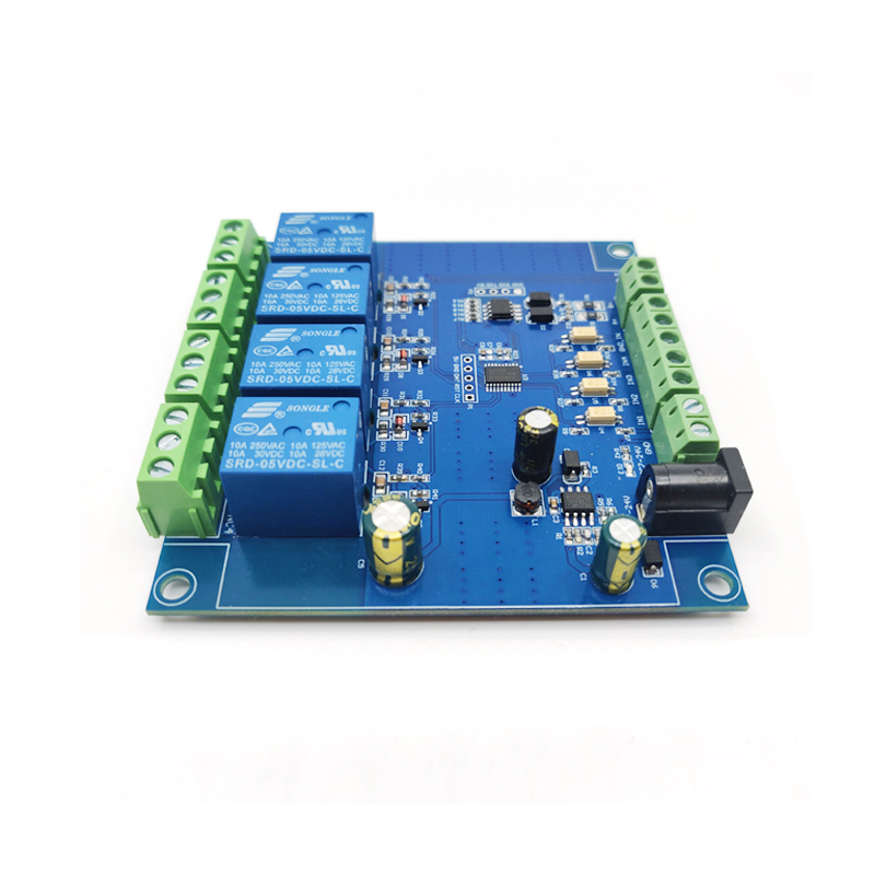 Modbus RTU 4-Way Relay Module RS485/TTL UART Input Output