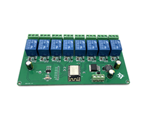 5V/7-28V power ESP8266 WIFI eight relay ESP-12F Dev board