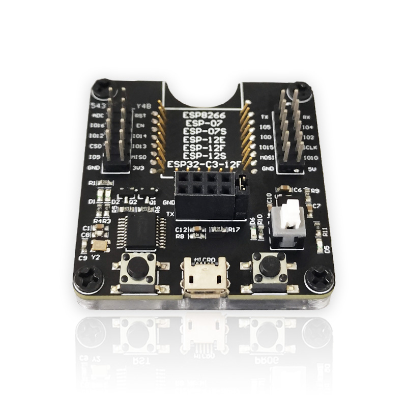 ESP8266 Test Stand Programmer Supports ESP-01 01S 12 ESP32-C