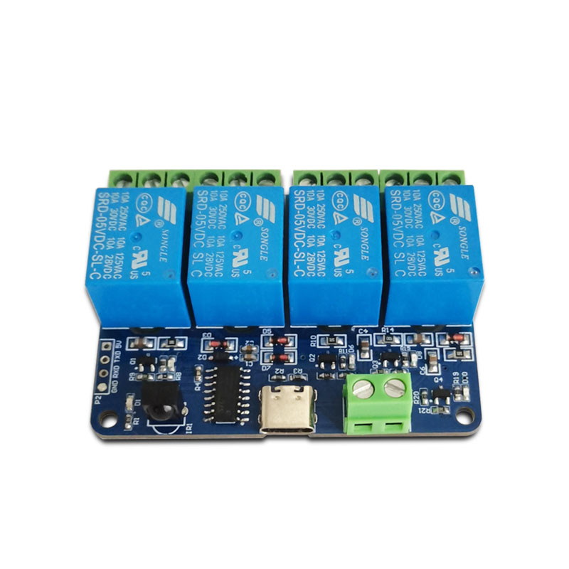 Infrared Wireless Remote Control Switch 4-way Relay Module
