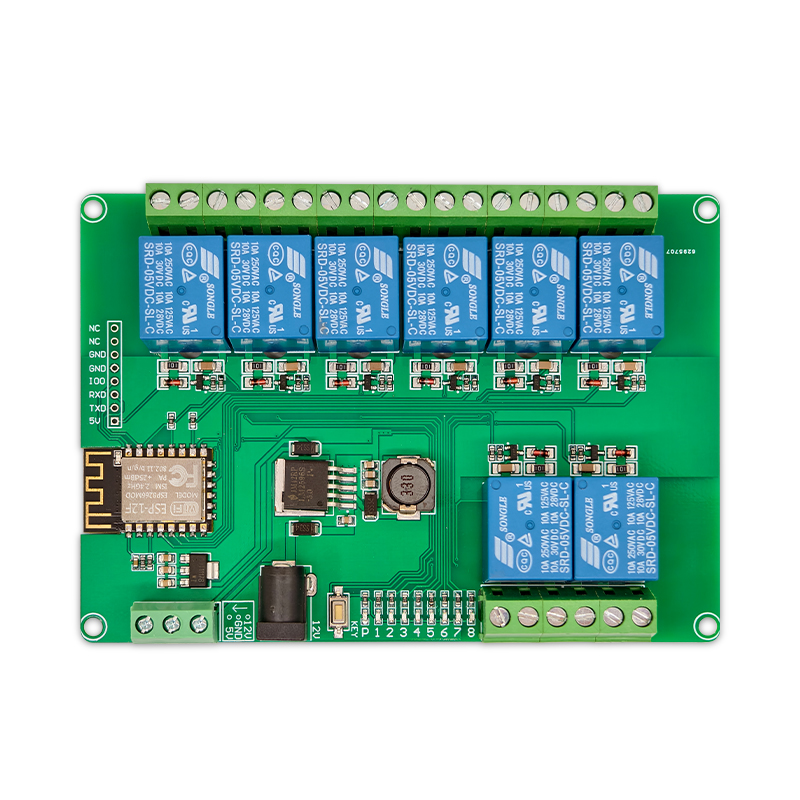 5V/7-28V power supply ESP8266 WIFI 8-way relay modu