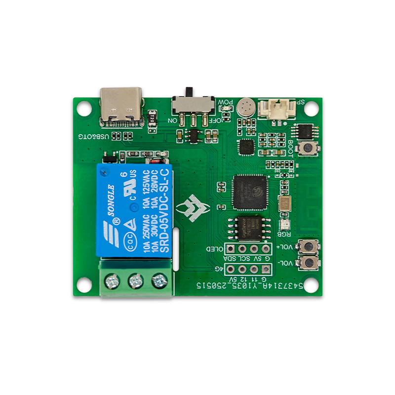 ESP32-AI 1CH voice control relay module for voice r