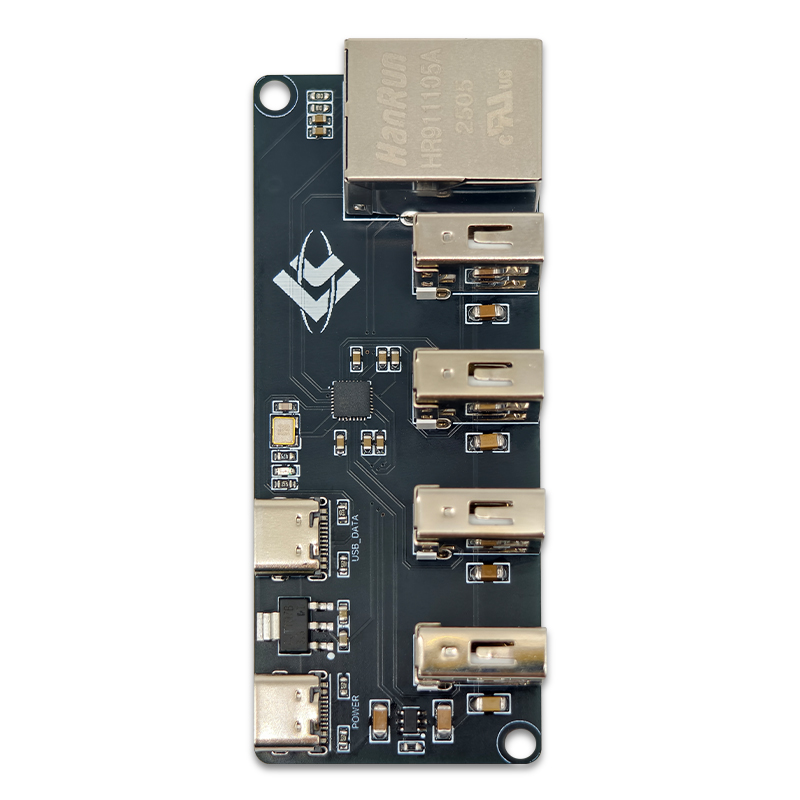 CH339F USB to 1 x 100 Gigabit Ethernet 4 x USBHUB2.