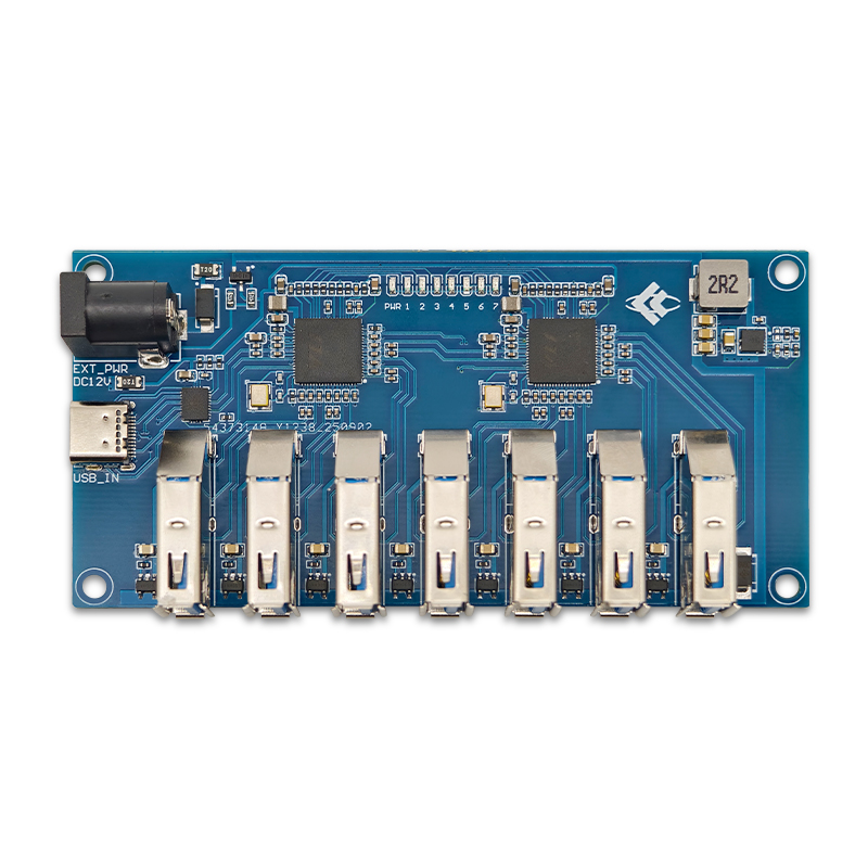 VL817 USB3.1 HUB Module 1-to-7 Port Hub TYPE-C Side