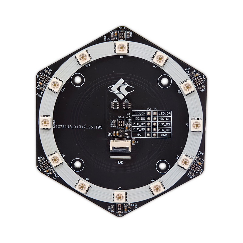 6 1 Microphone Voice Recognition Array I2S Interfac