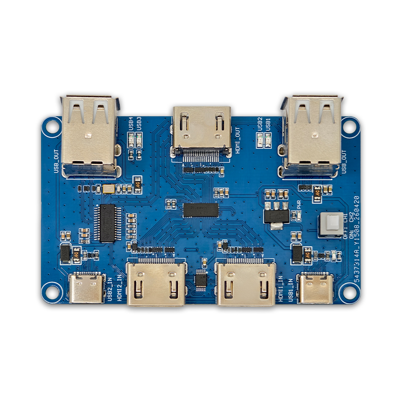 HDMI+USB Dual-Channel KVM Switch Module Computer Sc