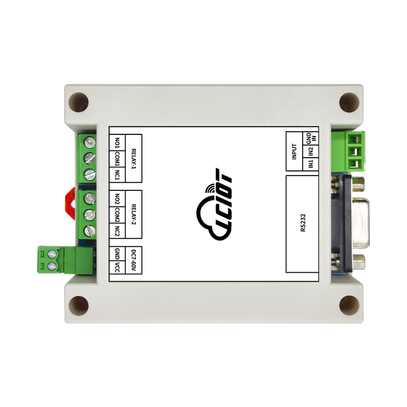 RS232 Communication Modbus Dual-Channel Relay Modul